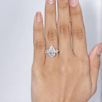 Verlovingsring - 14 karaat Geel goud - 4.55ct. tw. Diamant