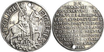 1/4 taler, daalder 1619, Sachsen-kurlinie ab 1547 (albert..., Verzenden