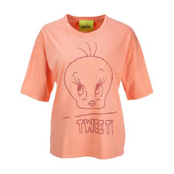 Frogbox • Tweety t-shirt in melon • 36, Verzenden