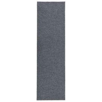 vidaXL Droogloopmat 100x400 cm grijs, Verzenden, Nieuw