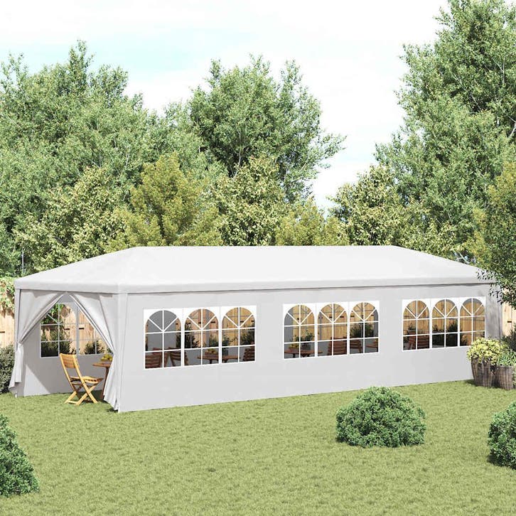 vidaXL Partytent 3x9 m wit, Jardin & Terrasse, Tonnelles, Envoi