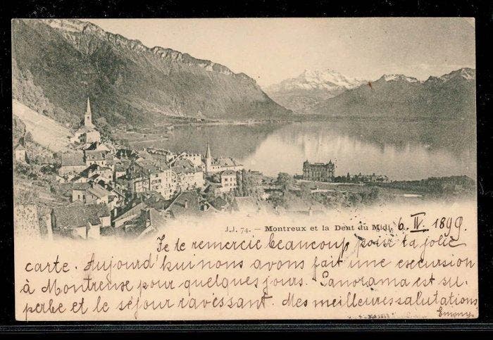 Suisse - Vues des villes - Carte postale (42) - 1896-1920, Verzamelen, Postkaarten | Buitenland