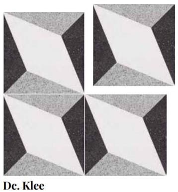 Klee 22.3x22.3 Decor / Design Tegel ( Keramisch ) /, Doe-het-zelf en Bouw, Tegels, Ophalen of Verzenden, Nieuw