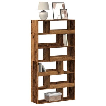 vidaXL Boekenkast 100x33x187,5 cm bewerkt hout oud, Verzenden