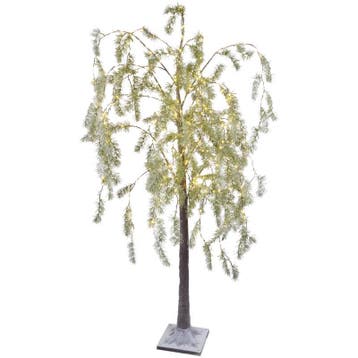 Treurwilg met kerstverlichting - voor buiten - Ø 70 x 150 cm, Diversen, Verzenden, Nieuw