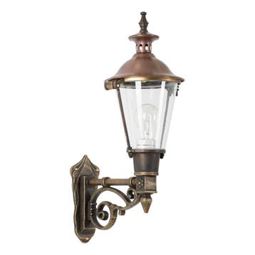 Buitenverlichting wand rond Buitenlamp Edam Brons, Verzenden, Nieuw