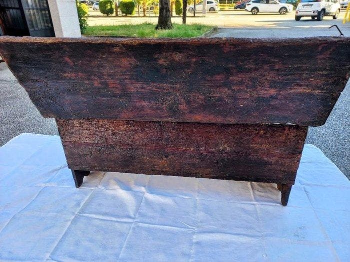 Armoire - ancien - Bois - banquette coffre, Antiquités & Art, Antiquités | Autres Antiquités
