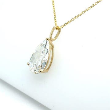 Halsketting - 14 karaat Geel goud - 7.06ct. tw. Diamant, Bijoux, Sacs & Beauté