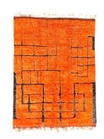 Sculpturale oranje Beni M’rirt – Moderne Marokkaanse, Huis en Inrichting, Stoffering | Tapijten en Vloerkleden, Nieuw