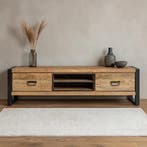 Tv-meubel Mangohout Kelvin 160 cm, Verzenden, Nieuw, Overige houtsoorten, Industriële meubels