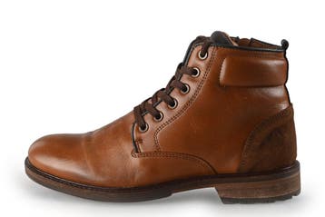 Travelin Veterboots in maat 40 Cognac, Kleding | Heren, Schoenen, Overige kleuren, Verzenden, Boots, Zo goed als nieuw