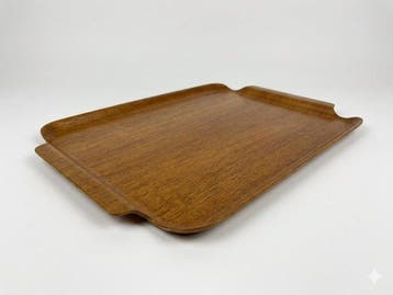 Dienblad - Teak - Twee Scandinavisch dienbladen