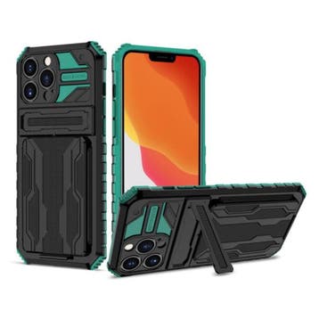 iPhone XS Max - Armor Card Slot Hoesje met Kickstand -, Verzenden, Nieuw