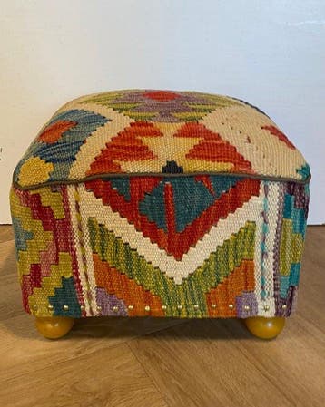 Kelim Poef (Inutilisé/Nouveau) - Kelim - 34 cm - 34 cm