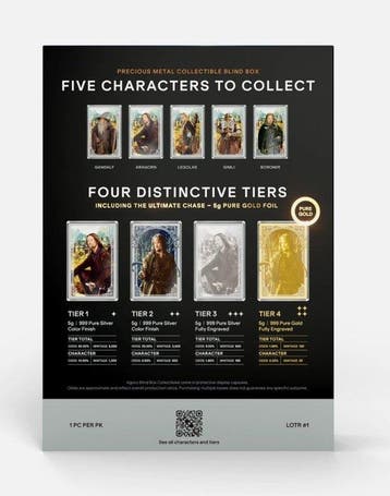 Niue. 1 Dollar 2016, Blind Box THE LORD OF THE RINGS™ –