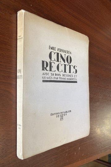 Emile Verhaeren / Frans Masereel - Cinq récits - 1920, Antiquités & Art