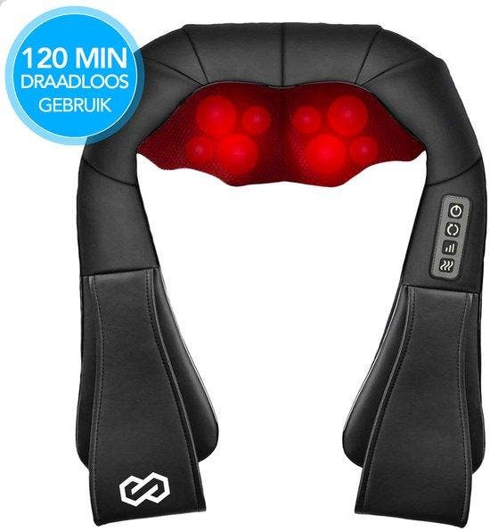 2dekans | Infinity Goods Draadloos Shiatsu Massagekussen -, Sport en Fitness, Massageproducten, Ophalen of Verzenden