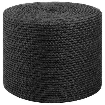 vidaXL Jute Touw 6 mm Zwart 100% Tossa jute, Verzenden