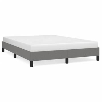 Cadre de lit 140x190 gris - Seconde chance eco-responsable, Verzenden, Nieuw