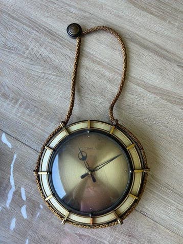 Wandklok - Diehl - Vintage Messing, Metaal - 1940-1950 -