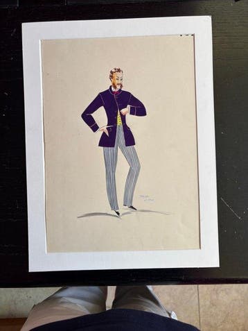 Freddy Wittop (1911-2001) - Dibujo de vestuario Art Déco, Antiek en Kunst