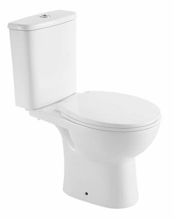 Duoblok Toilet Wiesbaden Brady Staand Rimless AO Met, Ophalen of Verzenden, Nieuw, Overige typen