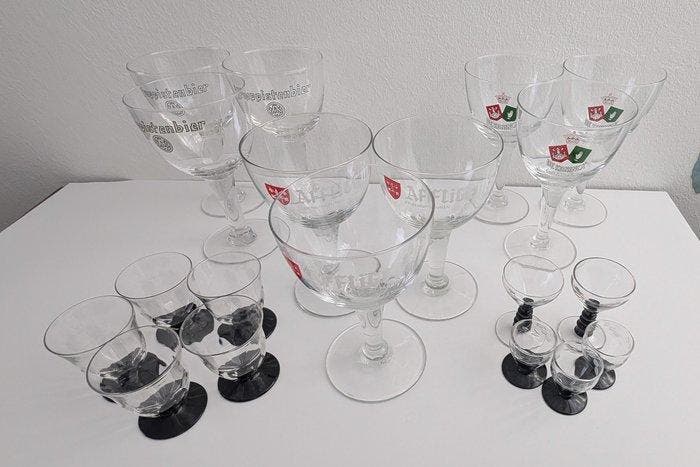 Drinkservies (19) - Kristal - Copier, Holmegaard, Doyen, Antiek en Kunst, Kunst | Designobjecten