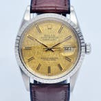 Rolex - Oyster Datejust Linen Dial - Ref. 16030 - Heren -, Bijoux, Sacs & Beauté, Montres | Hommes