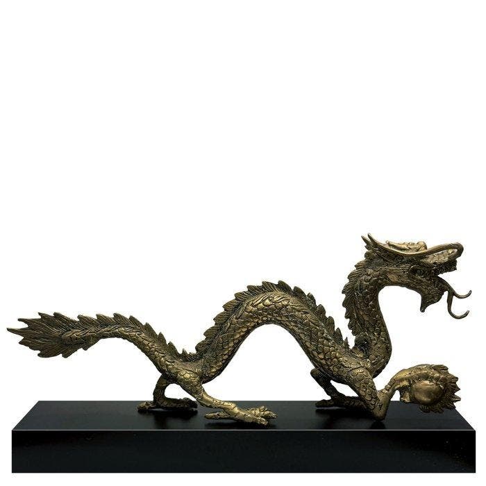 Statue ancienne et originale – dragon du temple - Naga -, Antiquités & Art, Art | Art non-occidental