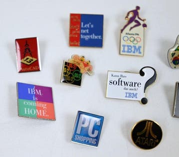 Themacollectie - Promotionele speldjes - IBM, Autocad, Atari, Nieuw