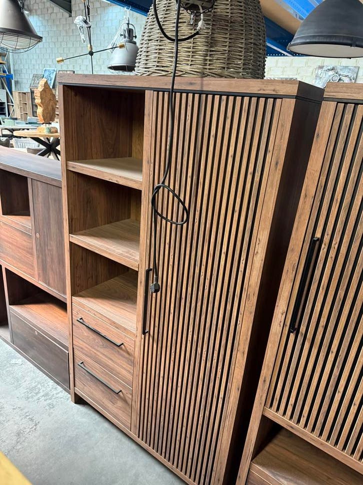 Gianlucca bergkast, kleur seesham, Huis en Inrichting, Kasten | Wandmeubels, Nieuw, Overige materialen