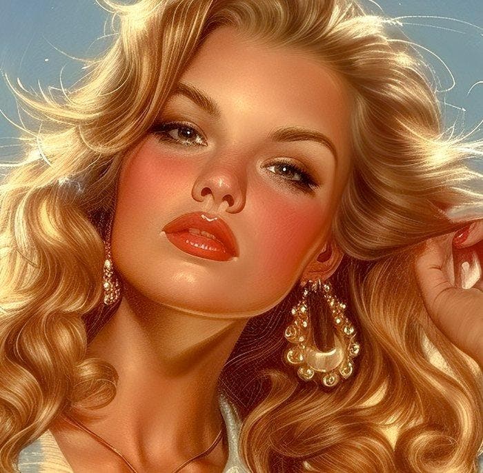 Ginger Red (1965) - America, Antiek en Kunst, Kunst | Designobjecten