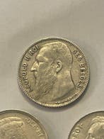 Belgique. Léopold II. 1 Franc 1913/1909/1912 (Sans prix de