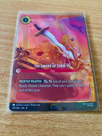 Disney - 1 Card - Disney Lorcana - Item Sword of Shan-Yu