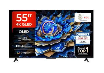 TCL 55T69C 55 inch QLED, Direct LED TV, 4K HDR TV, Smart..., Ophalen of Verzenden