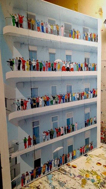 Giorgio Stocco - People c8- opera unica