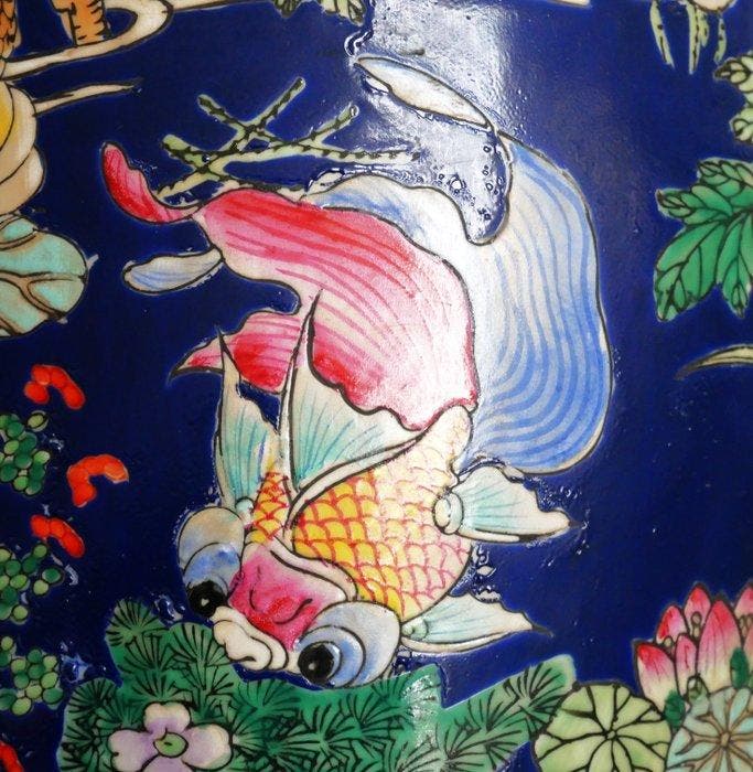 Vase avec couvercle - Porcelaine, Antiquités & Art, Art | Objets design
