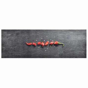 vidaXL Keukenmat wasbaar Pepper 60x180 cm, Verzenden