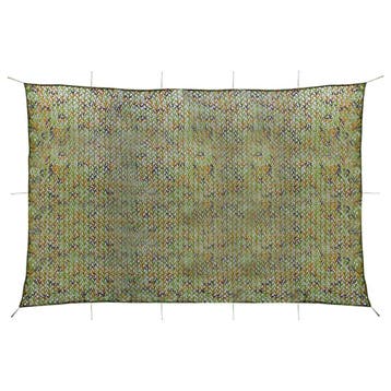 vidaXL Camouflagenet met opbergtas 4x5 m groen, Verzenden, Nieuw