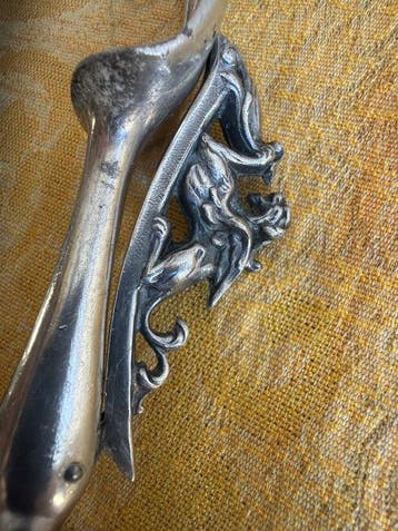 Bestekset (2) - “Lodewijk XVI”, Tafelkunst - .800 zilver -