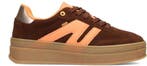 POSH by Poelman NOË Dames Sneakers - Donker Bruin 39 (Mode), Kleding | Dames, Schoenen, Verzenden, Nieuw