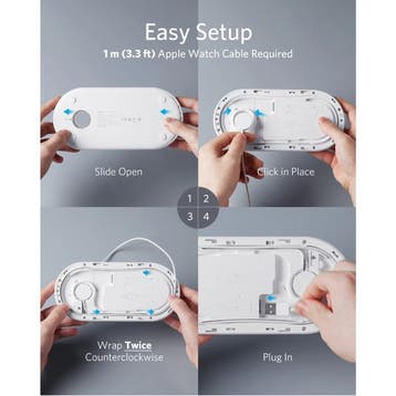 2 in 1 Powerwave+ Draadloze Oplader voor Apple iPhone /, Telecommunicatie, Verzenden, Nieuw