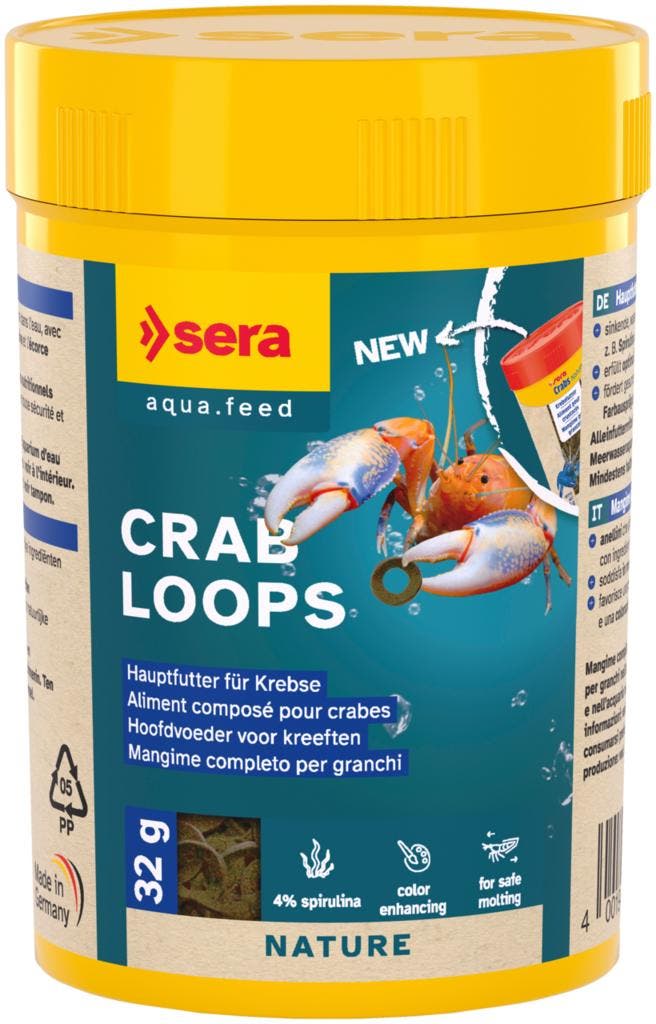 Sera Crab Loops (Kreeften en Garnalen, Aquariumvis voeding), Animaux & Accessoires, Poissons | Aquariums & Accessoires, Enlèvement ou Envoi