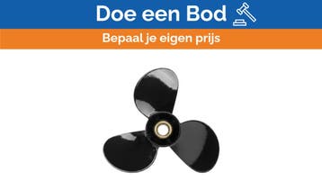 Bieden: Michigan Match 3-Blade Aluminum Boat Propeller 9 1/, Ophalen of Verzenden, Nieuw