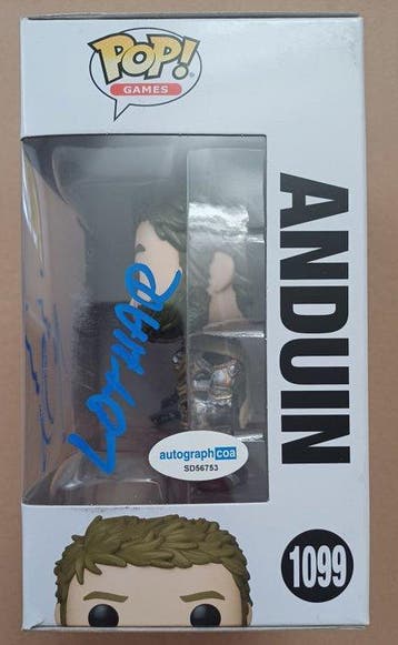 Funko - Funko Pop Anduin-Travis Fimmel signed - China, Verzamelen, Nieuw