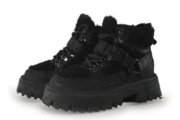 Buffalo Veterboots in maat 39 Zwart, Kleding | Dames, Verzenden, Zwart, Overige typen, Gedragen