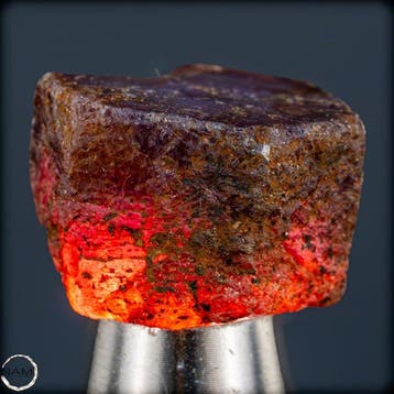 Natuurlijke trapiche-robijn ruwe steen – zeldzame, Verzamelen, Mineralen en Fossielen