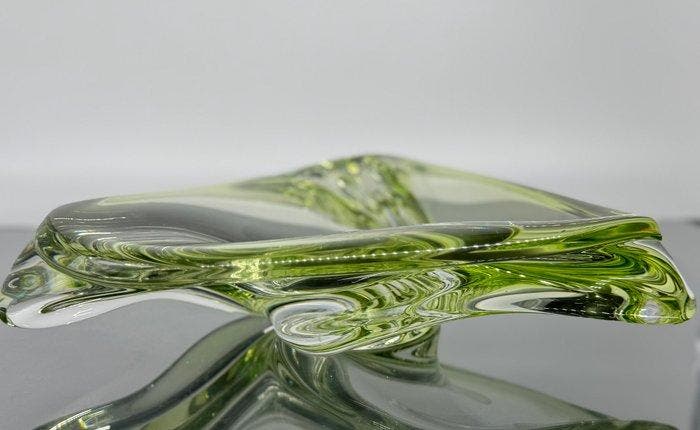 Val Saint Lambert - René Delvenne - Tafelmiddenstuk -, Antiek en Kunst, Antiek | Glaswerk en Kristal