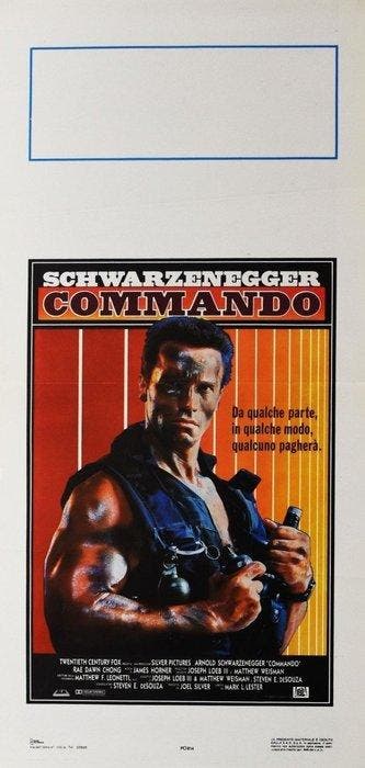 Arnold Schwarzenegger - Commando - Original Italian, Collections, Cinéma & Télévision