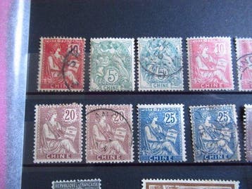 China 1902/1907 - postzegelverzameling, Gestempeld